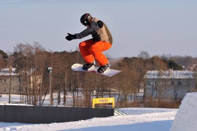 Читать новость Чемпионат Латвии по сноуборду и лыжному фристайлу в Вентспилсе