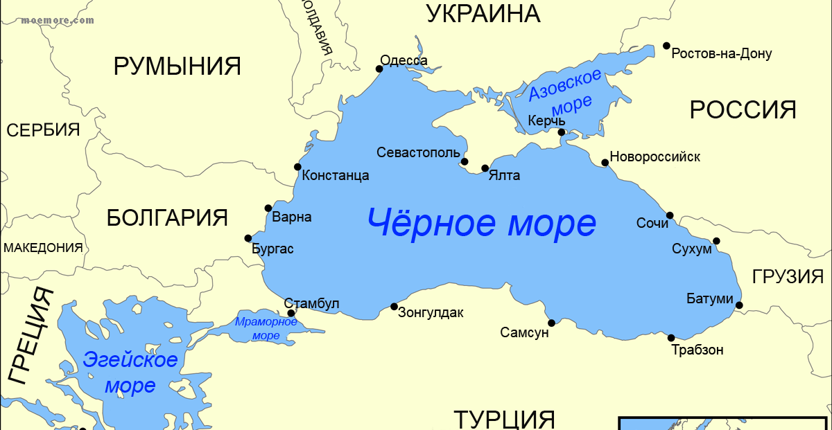 Факты о прекрасном Чёрном море